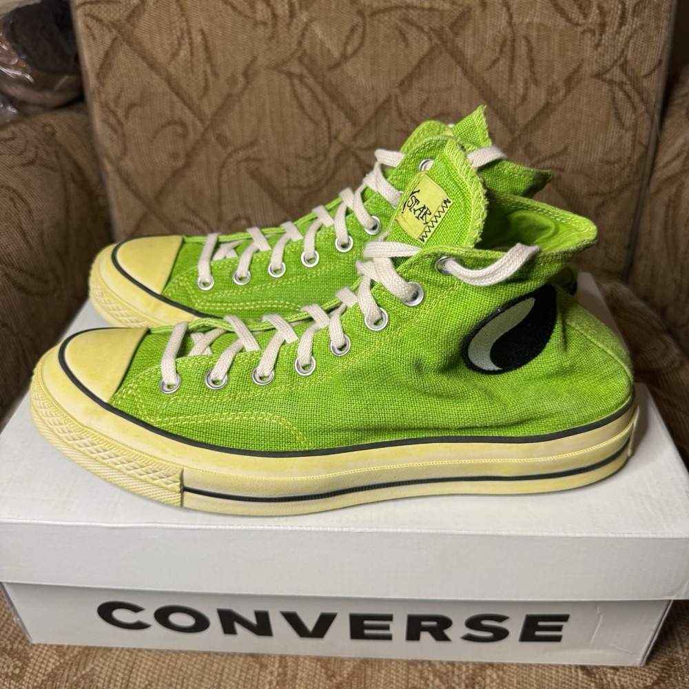 Stussy x Our Legacy x Converse CT70 Sneakers Green Size 10